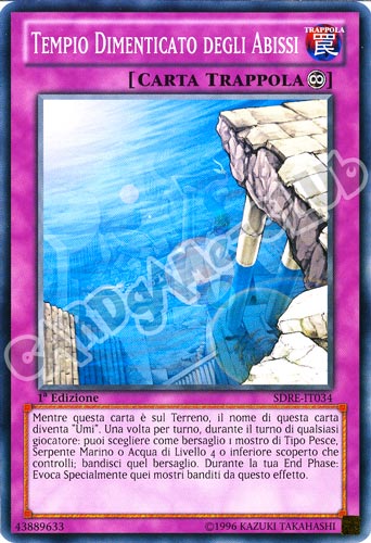 SDRE-IT034 Tempio Dimenticato degli Abissi comune 1a Edizione (IT) -NEAR MINT-