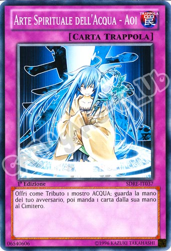 SDRE-IT037 Arte Spirituale dell'Acqua - Aoi comune 1a Edizione (IT) -NEAR MINT-