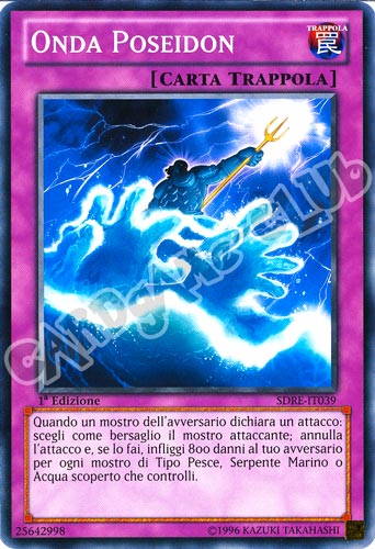 SDRE-IT039 Onda Poseidon comune 1a Edizione (IT) -NEAR MINT-