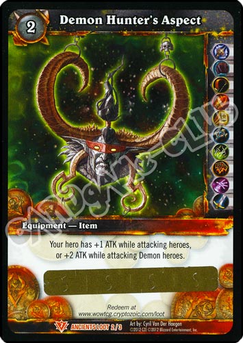 Demon Hunter's Aspect leggendaria (EN) -NEAR MINT-