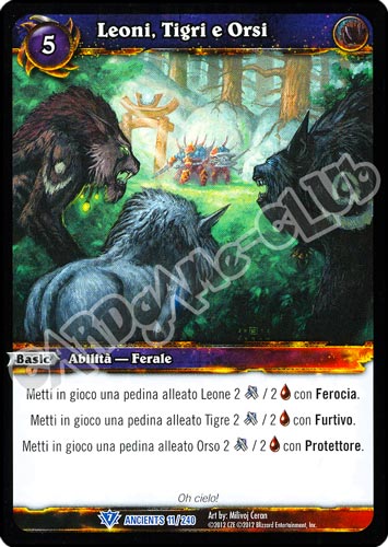 Leoni, Tigri e Orsi rara (IT) -NEAR MINT-