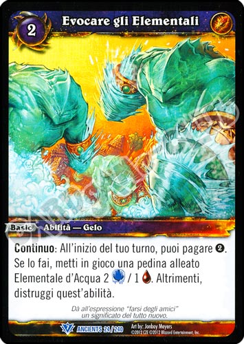 Evocare gli Elementali rara (IT) -NEAR MINT-