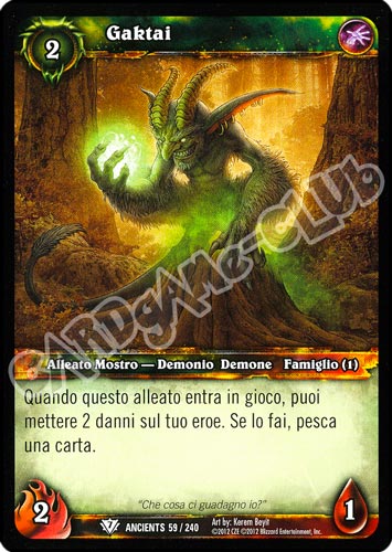 Gaktai comune (IT) -NEAR MINT-