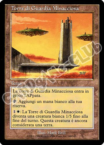 140 / 143 Torre di Guardia Minacciosa non comune (IT) -NEAR MINT-