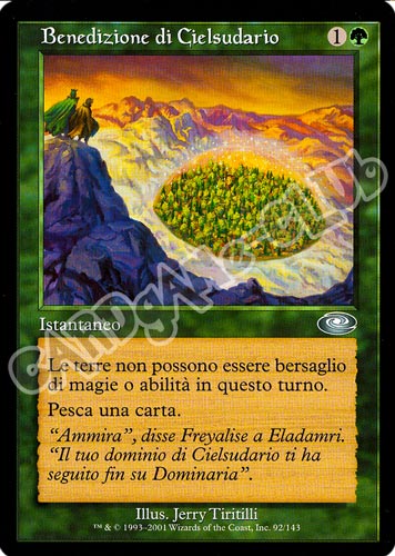 092 / 143 Benedizione di Cielsudario non comune (IT) -NEAR MINT-