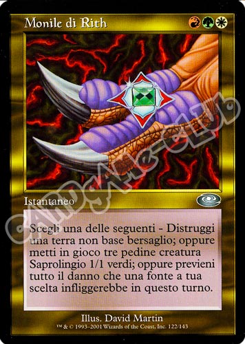 122 / 143 Monile di Rith non comune (IT) -NEAR MINT-