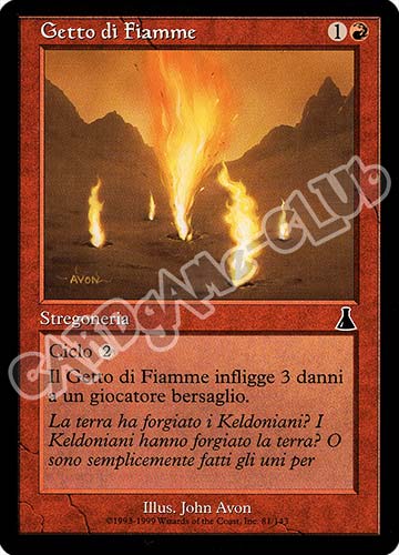 081 / 143 Getto di Fiamme comune (IT) -NEAR MINT-