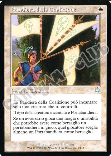 002 / 143 Bandiera della Coalizione non comune (IT) -NEAR MINT-