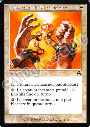 014 / 143 Manette della Putrefazione comune (IT) -NEAR MINT-