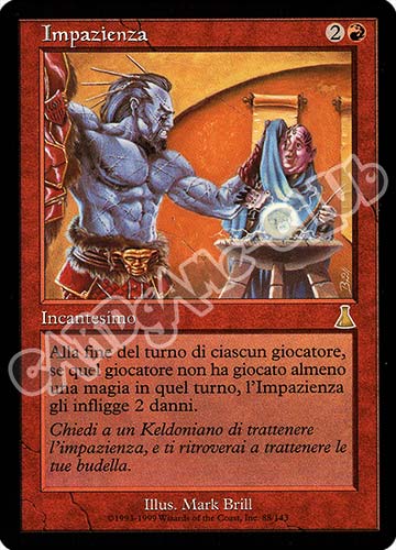 088 / 143 Impazienza rara (IT) -NEAR MINT-