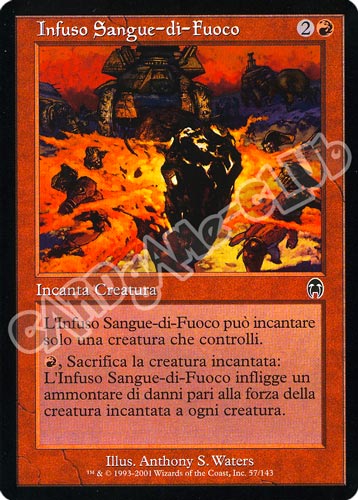 057 / 143 Infuso Sangue-di-Fuoco comune (IT) -NEAR MINT-