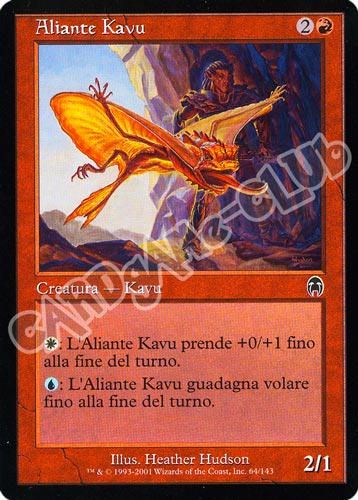 064 / 143 Aliante Kavu comune (IT) -NEAR MINT-