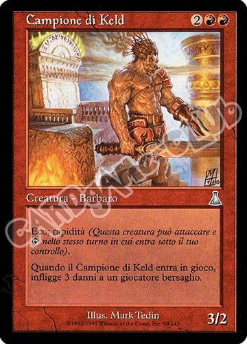 090 / 143 Campione di Keld non comune (IT) -NEAR MINT-