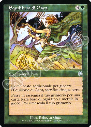 077 / 143 Equilibrio di Gaea non comune (IT) -NEAR MINT-