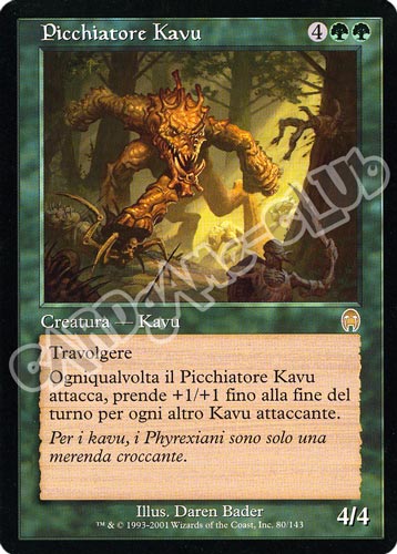 080 / 143 Picchiatore Kavu rara (IT) -NEAR MINT-