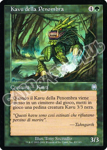 083 / 143 Kavu della Penombra non comune (IT) -NEAR MINT-