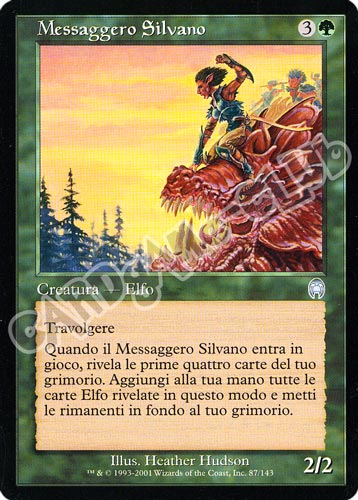 087 / 143 Messaggero Silvano non comune (IT) -NEAR MINT-