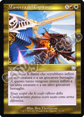 092 / 143 Manovra del Capitano non comune (IT) -NEAR MINT-