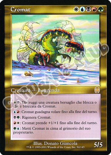 094 / 143 Cromat rara (IT) -NEAR MINT-