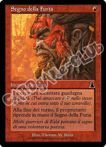 093 / 143 Segno della Furia comune (IT) -NEAR MINT-