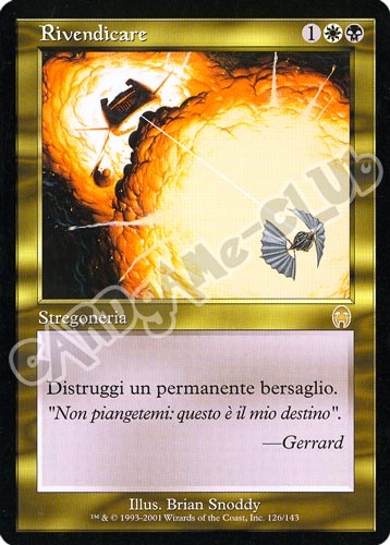 126 / 143 Rivendicare rara (IT) -NEAR MINT-