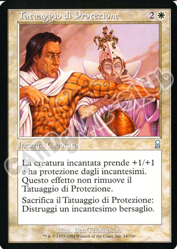 054 / 350 Tatuaggio di Protezione non comune (IT) -NEAR MINT-
