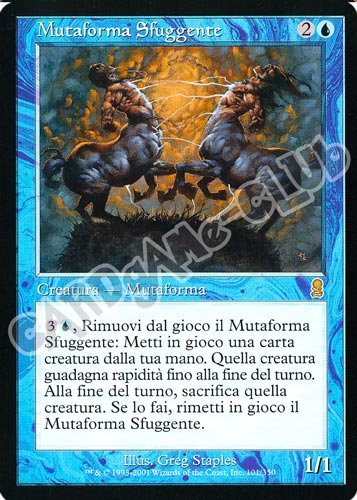 101 / 350 Mutaforma Sfuggente rara (IT) -NEAR MINT-