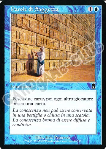 114 / 350 Parole di Saggezza comune (IT) -NEAR MINT-