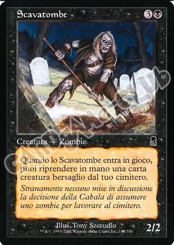 140 / 350 Scavatombe comune (IT) -NEAR MINT-