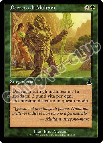 114 / 143 Decreto di Multani comune (IT) -NEAR MINT-