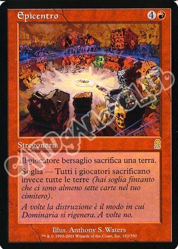 192 / 350 Epicentro rara (IT) -NEAR MINT-