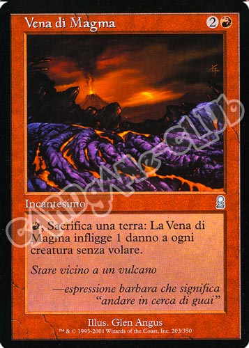 203 / 350 Vena di Magma non comune (IT) -NEAR MINT-