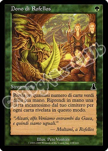 119 / 143 Dono di Rofellos comune (IT) -NEAR MINT-