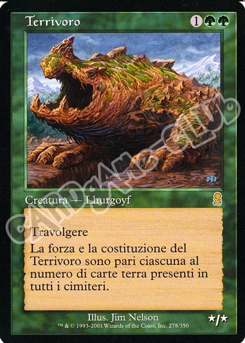 278 / 350 Terrivoro rara (IT) -NEAR MINT-