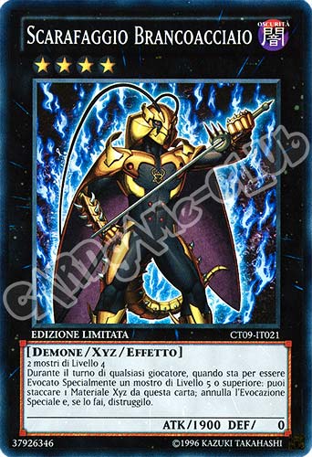 CT09-IT021 Scarafaggio Brancoacciaio super rara Edizione Limitata (IT) -NEAR MINT-