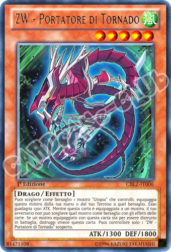 CBLZ-IT006 ZW-Portatore di Tornado rara 1a Edizione (IT) -NEAR MINT-