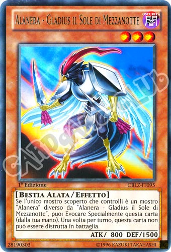 CBLZ-IT095 Alanera - Gladius il Sole di Mezzanotte rara 1a Edizione (IT)  -GOOD-