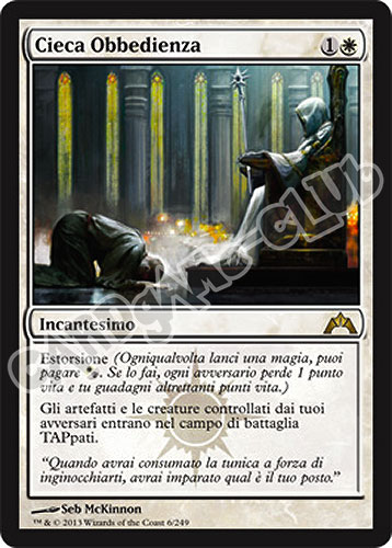 006 / 249 Cieca Obbedienza rara (IT) -NEAR MINT-