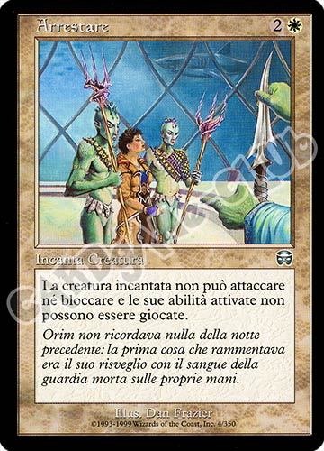 004 / 350 Arrestare non comune (IT) -NEAR MINT-