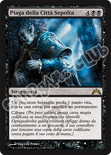 083 / 249 Piaga della Citta' Sepolta rara (IT) -NEAR MINT-