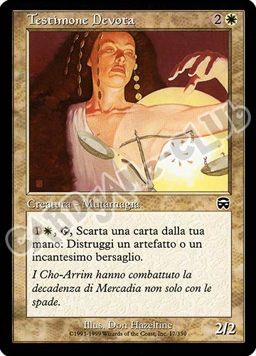 017 / 350 Testimone Devota comune (IT) -NEAR MINT-