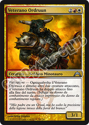 184 / 249 Veterano Ordruun non comune (IT) -NEAR MINT-