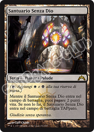 242 / 249 Santuario Senza Dio rara (IT) -NEAR MINT-