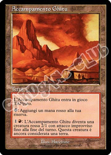 141 / 143 Accampamento Ghitu non comune (IT) -NEAR MINT-