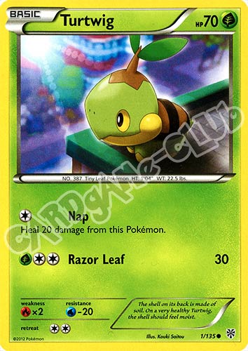 001 / 135 Turtwig comune (EN) -NEAR MINT-