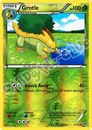 002 / 135 Grotle non comune foil reverse (EN) -NEAR MINT-
