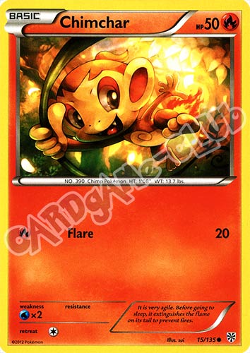 015 / 135 Chimchar comune (EN) -NEAR MINT-