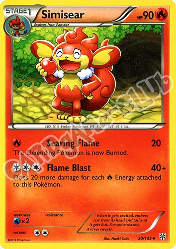 020 / 135 Simisear non comune (EN) -NEAR MINT-