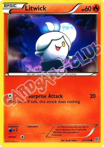 021 / 135 Litwick comune (EN) -NEAR MINT-