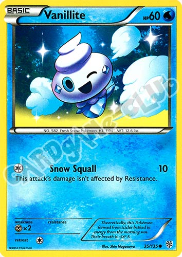 035 / 135 Vanillite comune (EN) -NEAR MINT-